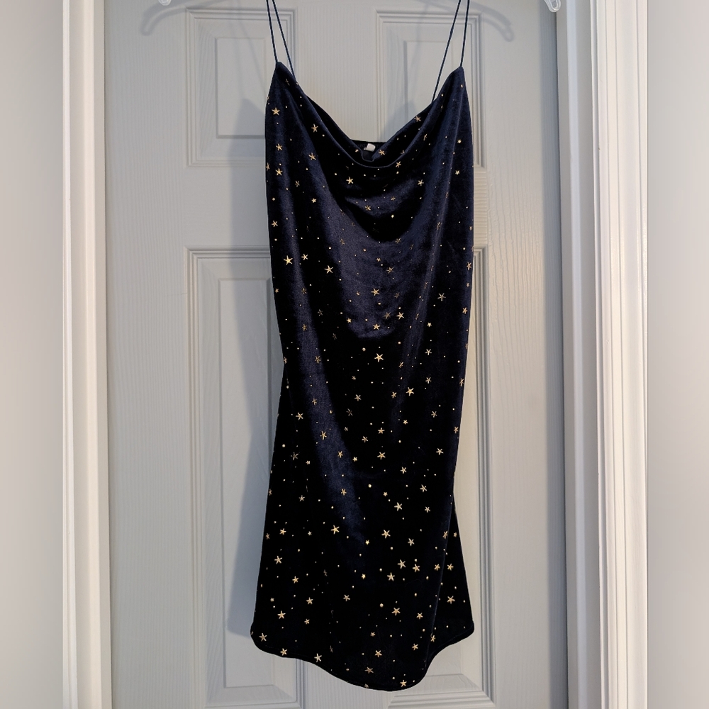 Elegant Starry Night Dress